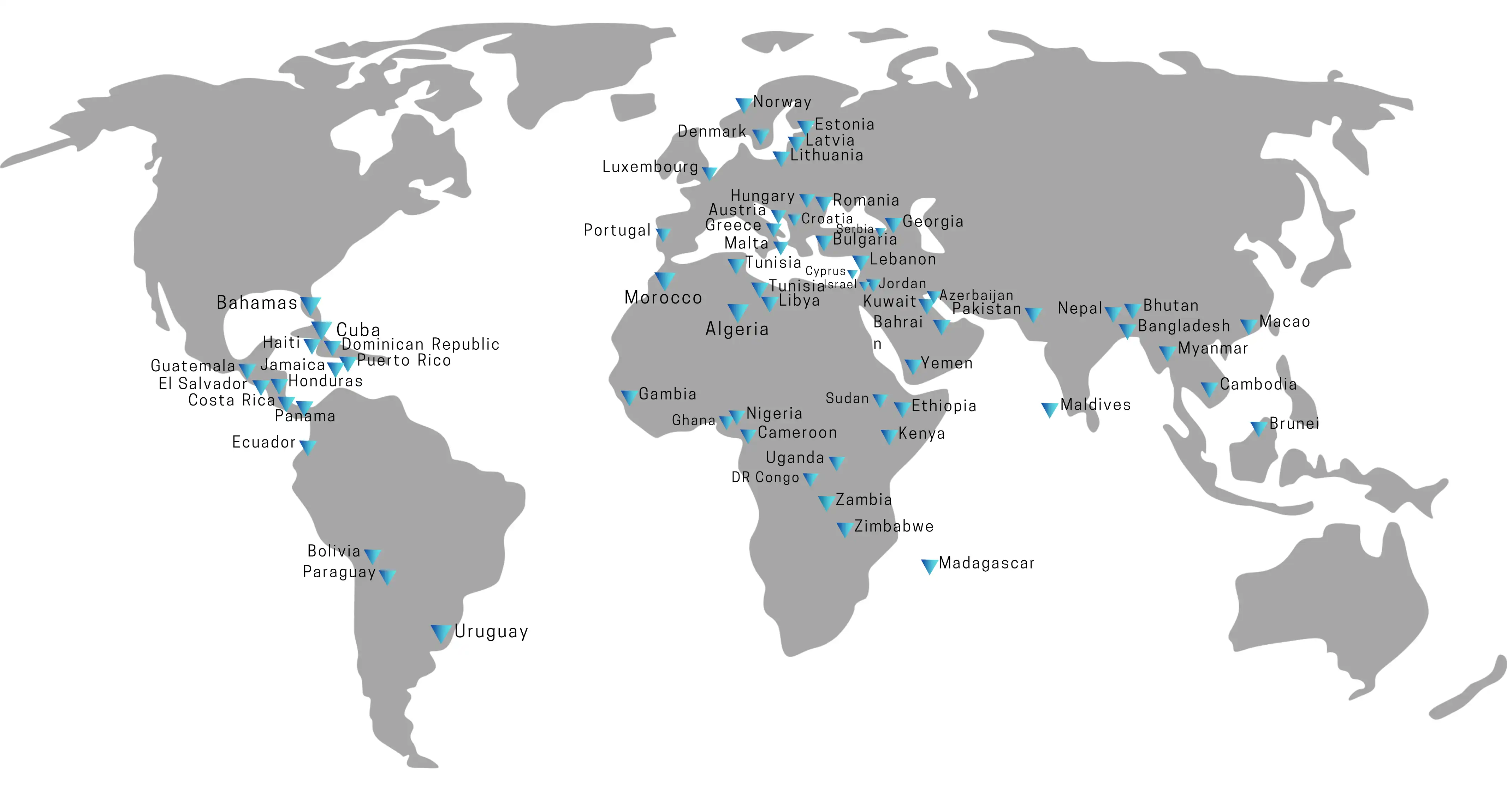 A world map illustrating Pristine Market Insights' global reach and paid partnerships in countries across North America, Latin America, Europe, MEA, and Asia Pacific.